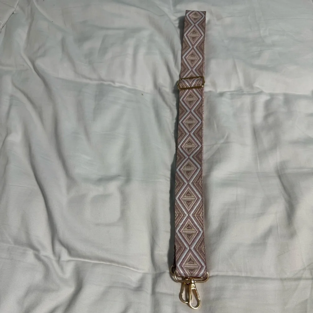 Bag Strap guitar Geometric Patterned Strap with Gold tone Hardware!